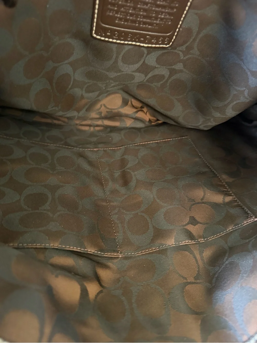 Coach stylish metallic